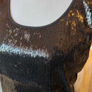 Sequin tank sleeveless top